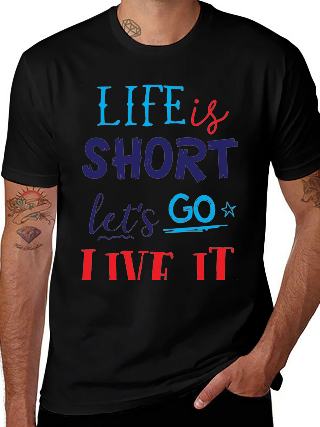 Life is Short Graphic T-Shirt