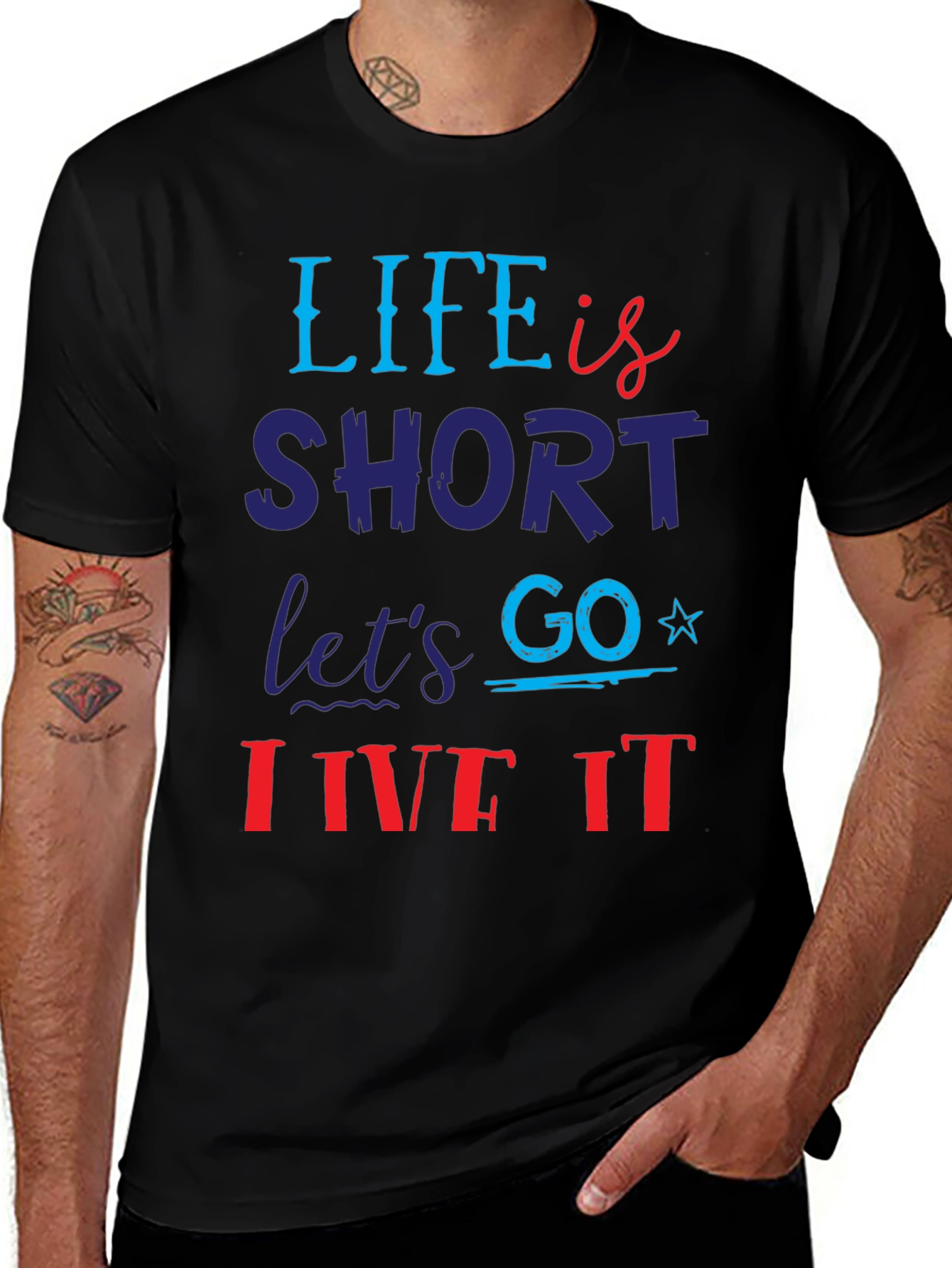 Life is Short Graphic T-Shirt