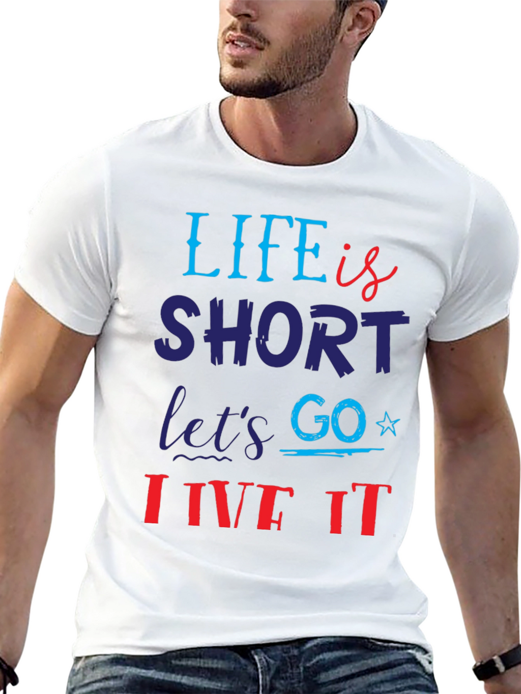 Life is Short Graphic T-Shirt