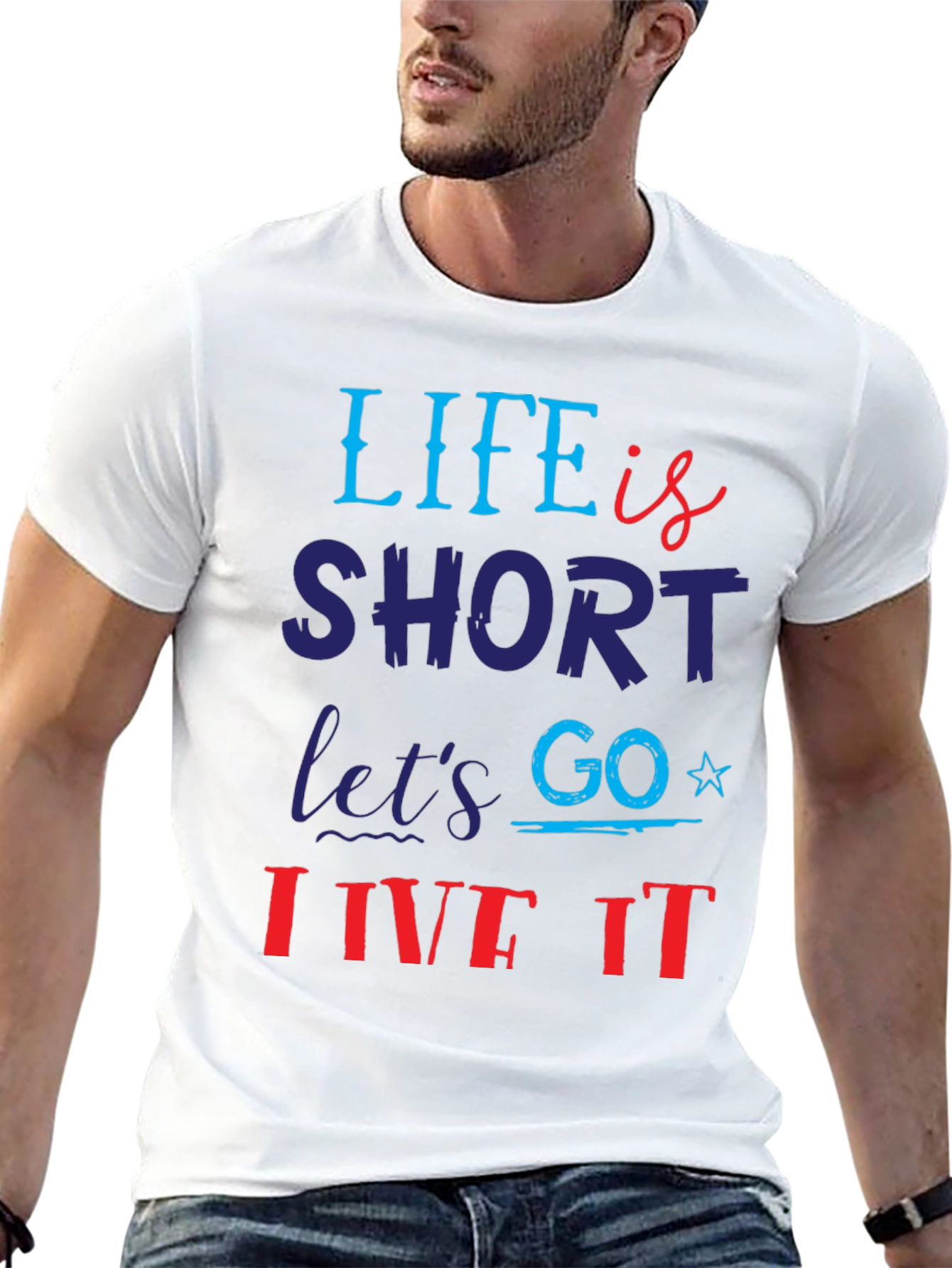Life is Short Graphic T-Shirt