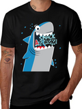 Snack Attack Shark Graphic Tee