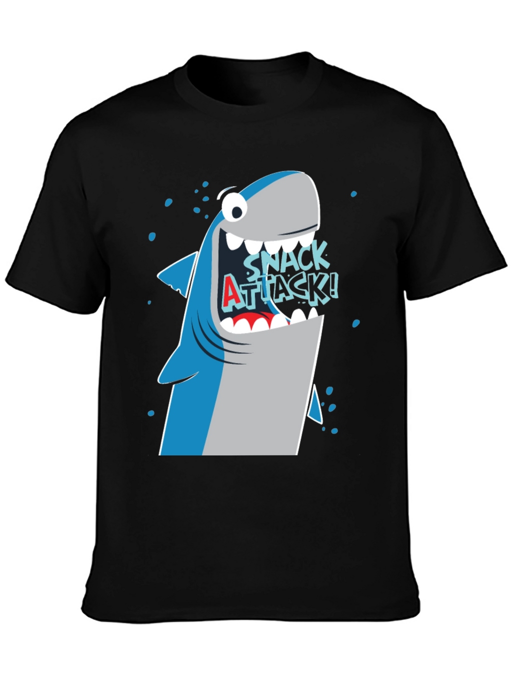 Snack Attack Shark Graphic Tee