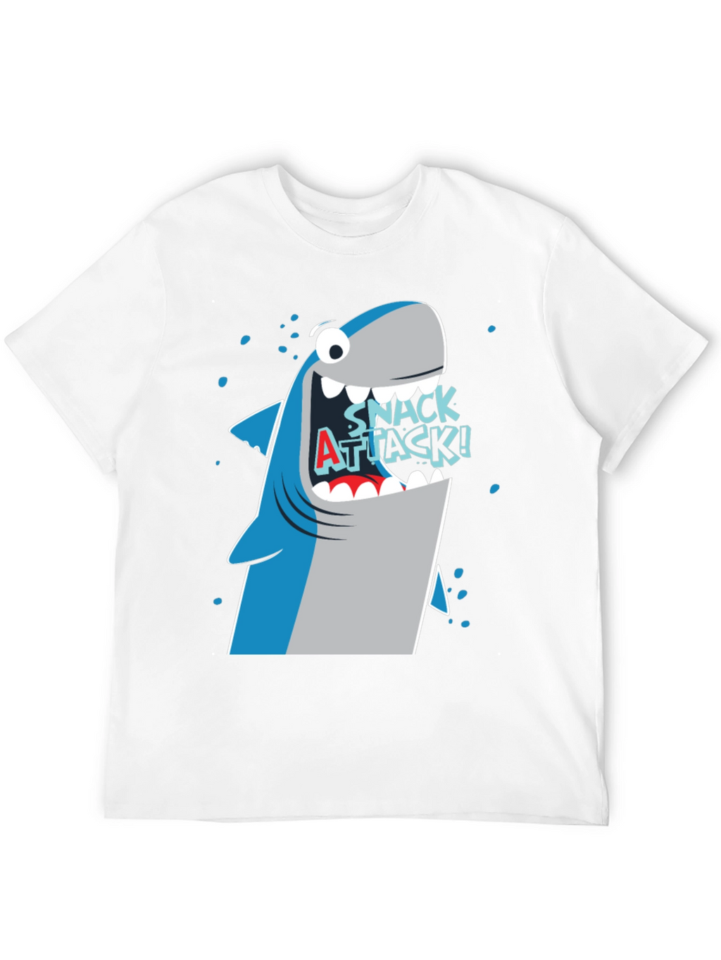 Snack Attack Shark Graphic Tee