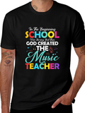 Music Teacher T-Shirt - School Inspiration