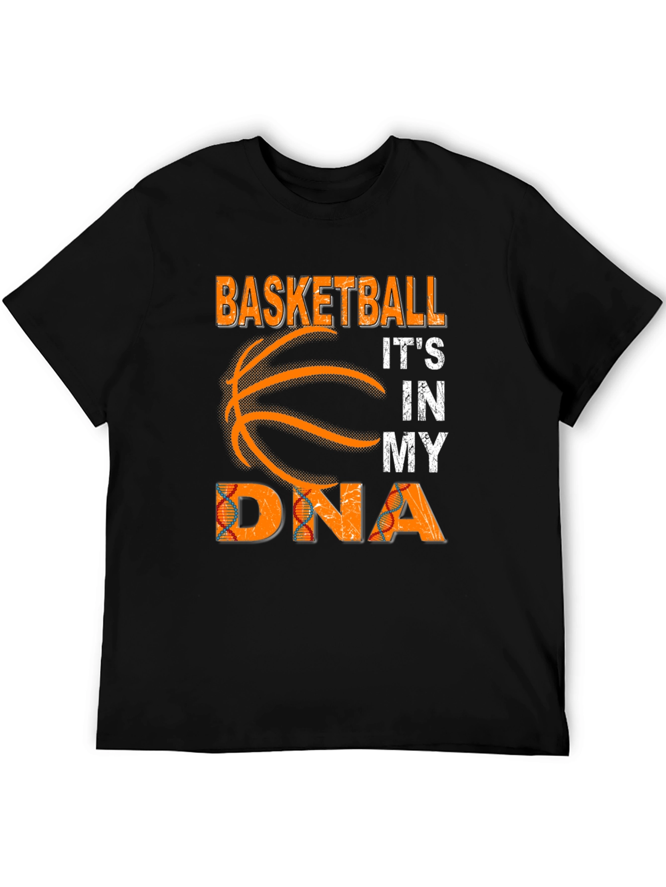 Basketball Its In My DNA T-Shirt Black