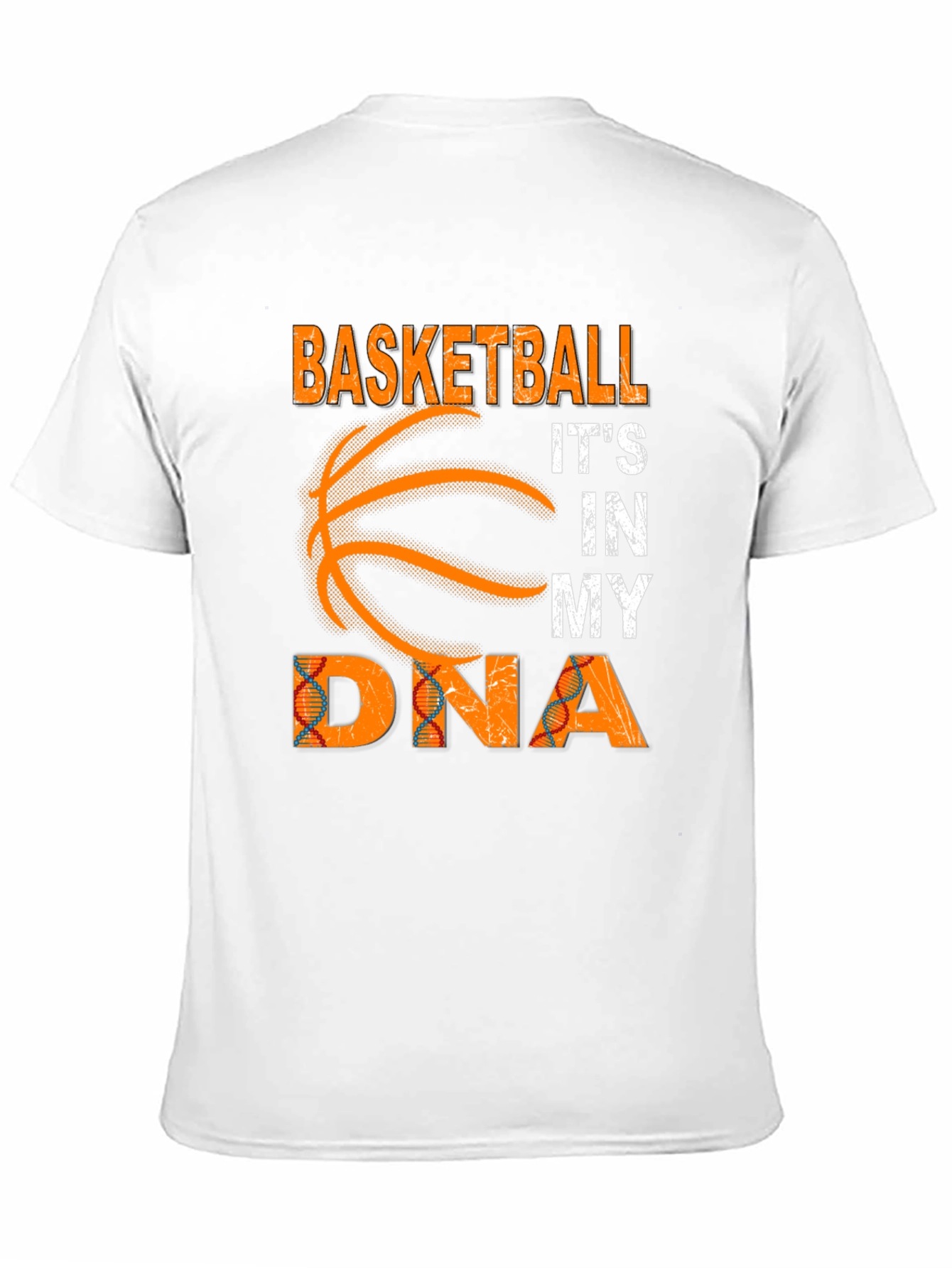 Basketball Its In My DNA T-Shirt Black