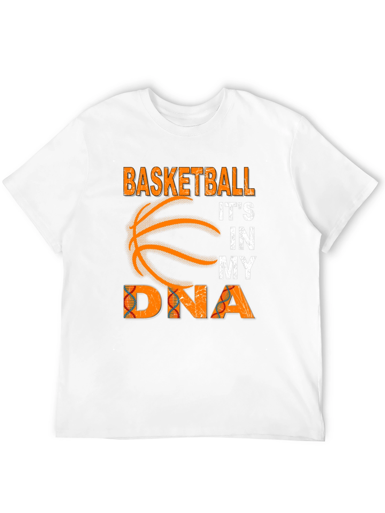 Basketball Its In My DNA T-Shirt Black