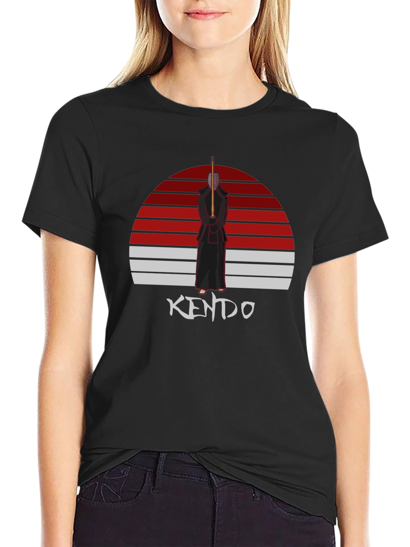 Kendo Sunset T-Shirt - Martial Arts Style