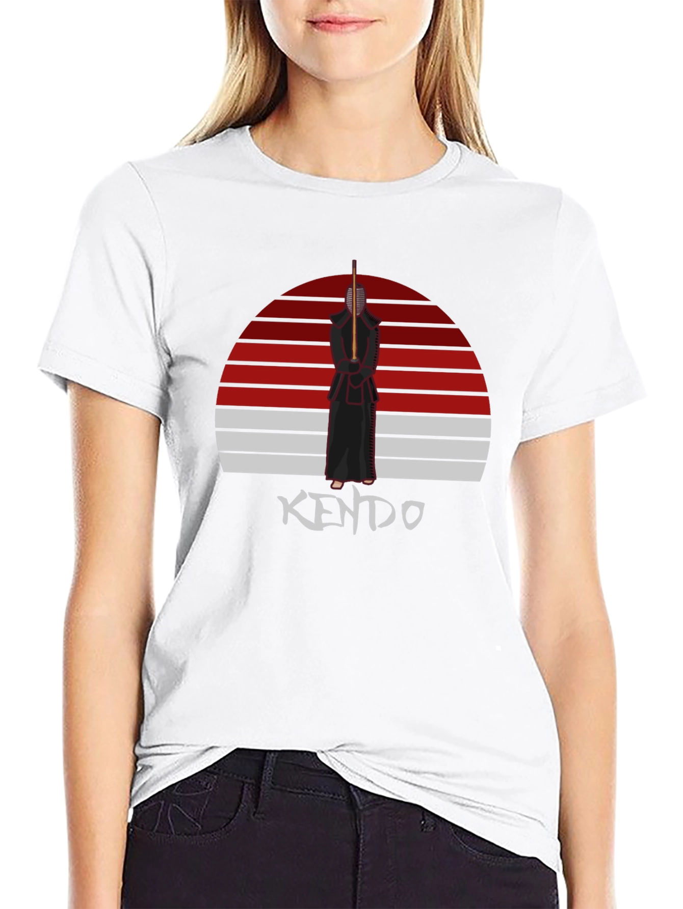 Kendo Sunset T-Shirt - Martial Arts Style