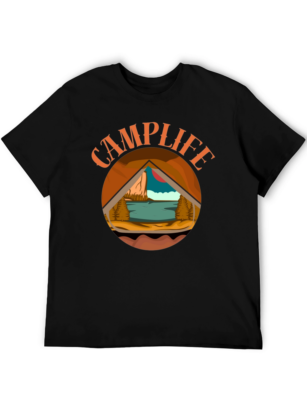 Camp Life Graphic Tee - Outdoor Adventure Shirt