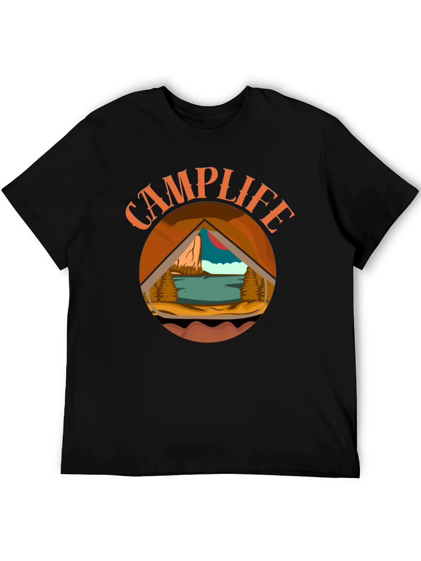 Camp Life Graphic Tee - Outdoor Adventure Shirt
