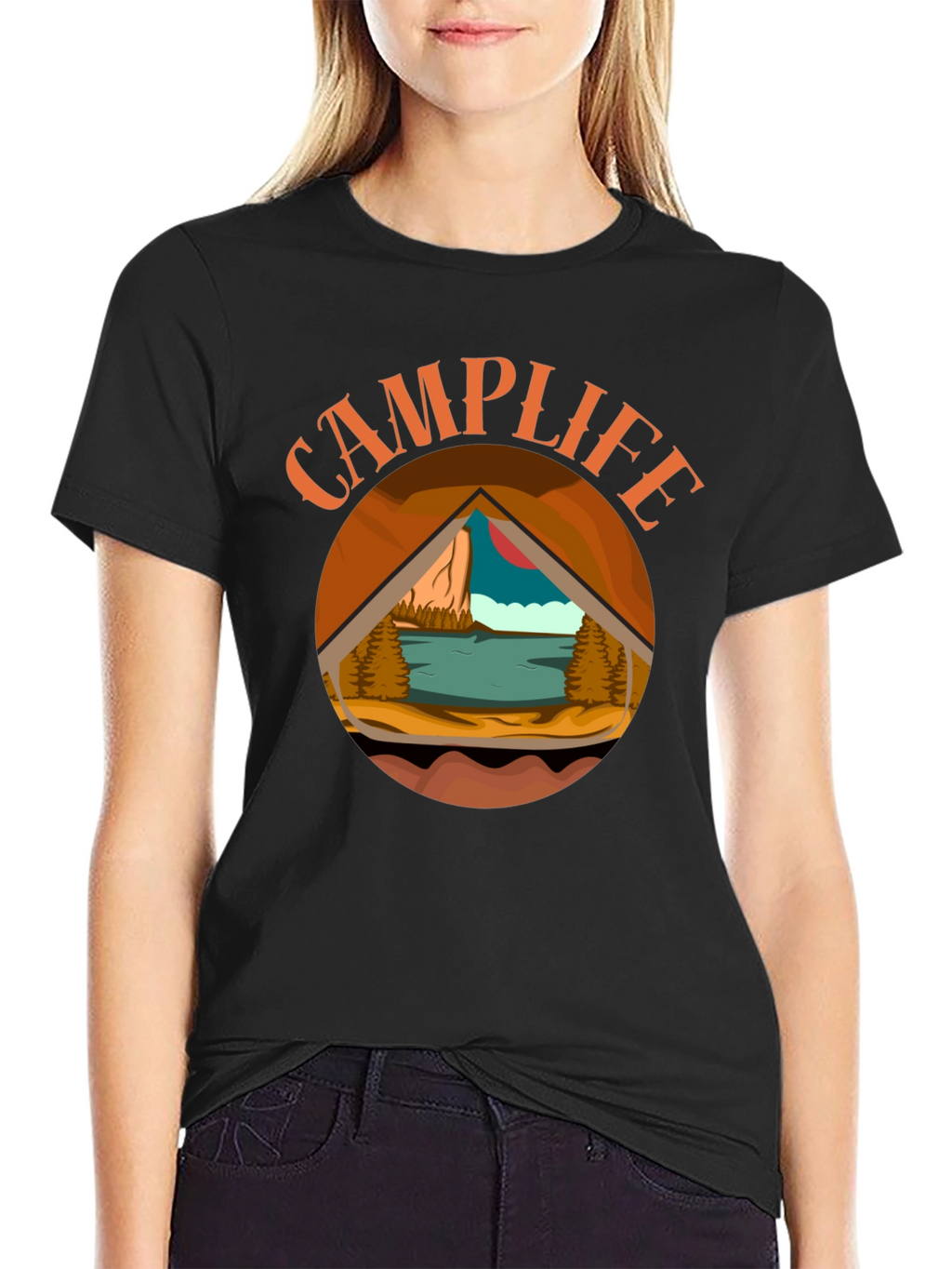 Camp Life Graphic Tee - Outdoor Adventure Shirt