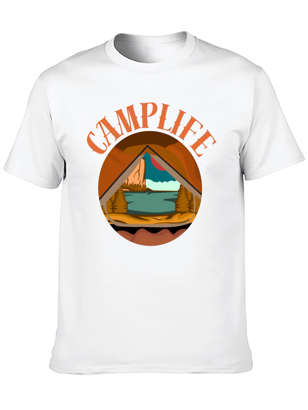Camp Life Graphic Tee - Outdoor Adventure Shirt