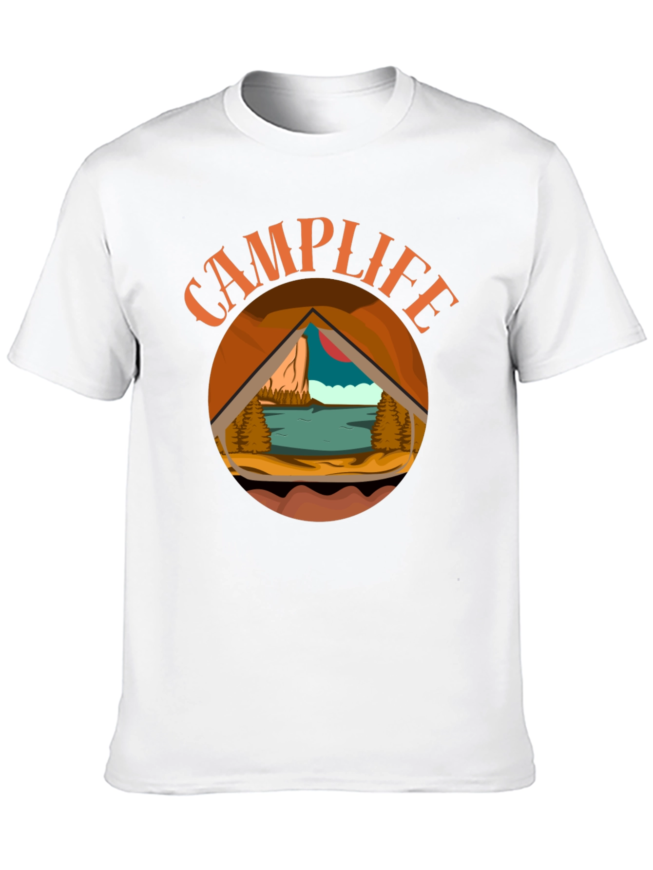 Camp Life Graphic Tee - Outdoor Adventure Shirt