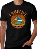 Camp Life Graphic Tee - Outdoor Adventure Shirt