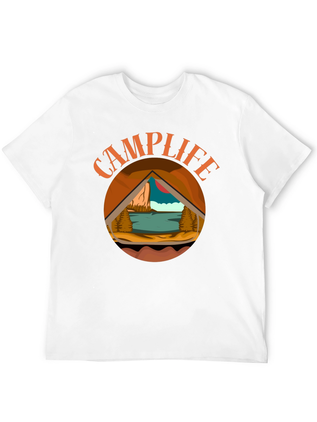 Camp Life Graphic Tee - Outdoor Adventure Shirt