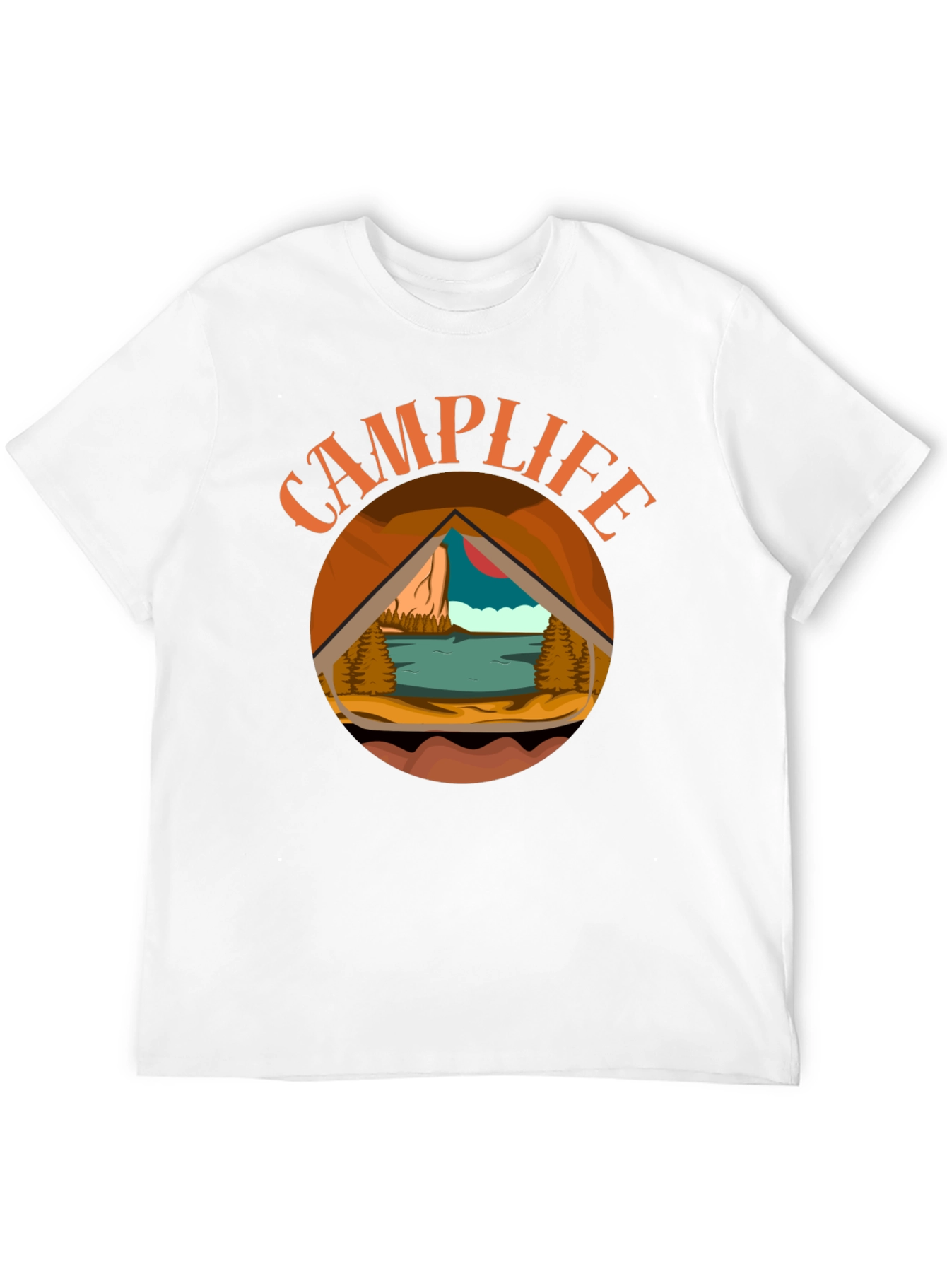 Camp Life Graphic Tee - Outdoor Adventure Shirt