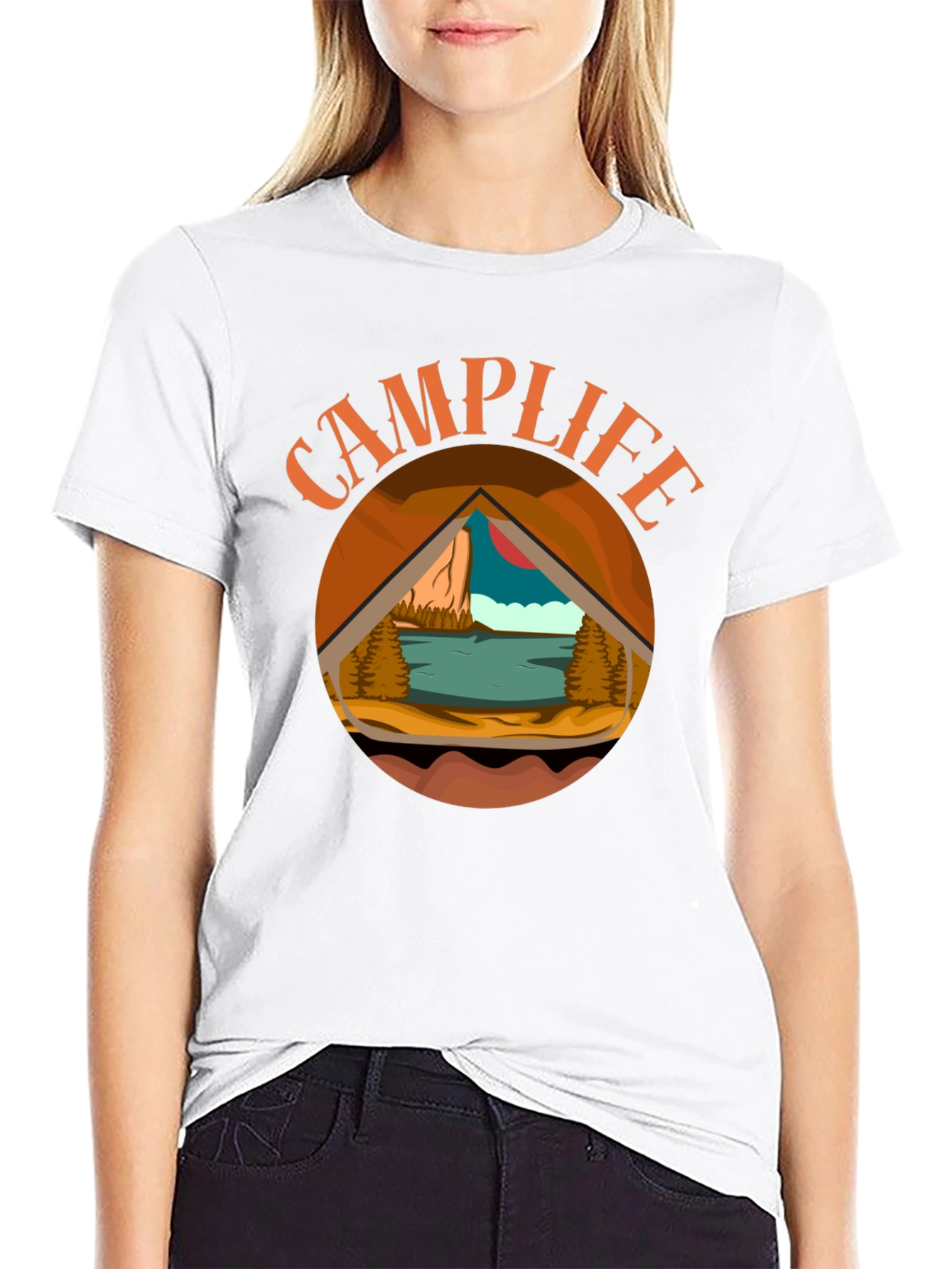 Camp Life Graphic Tee - Outdoor Adventure Shirt
