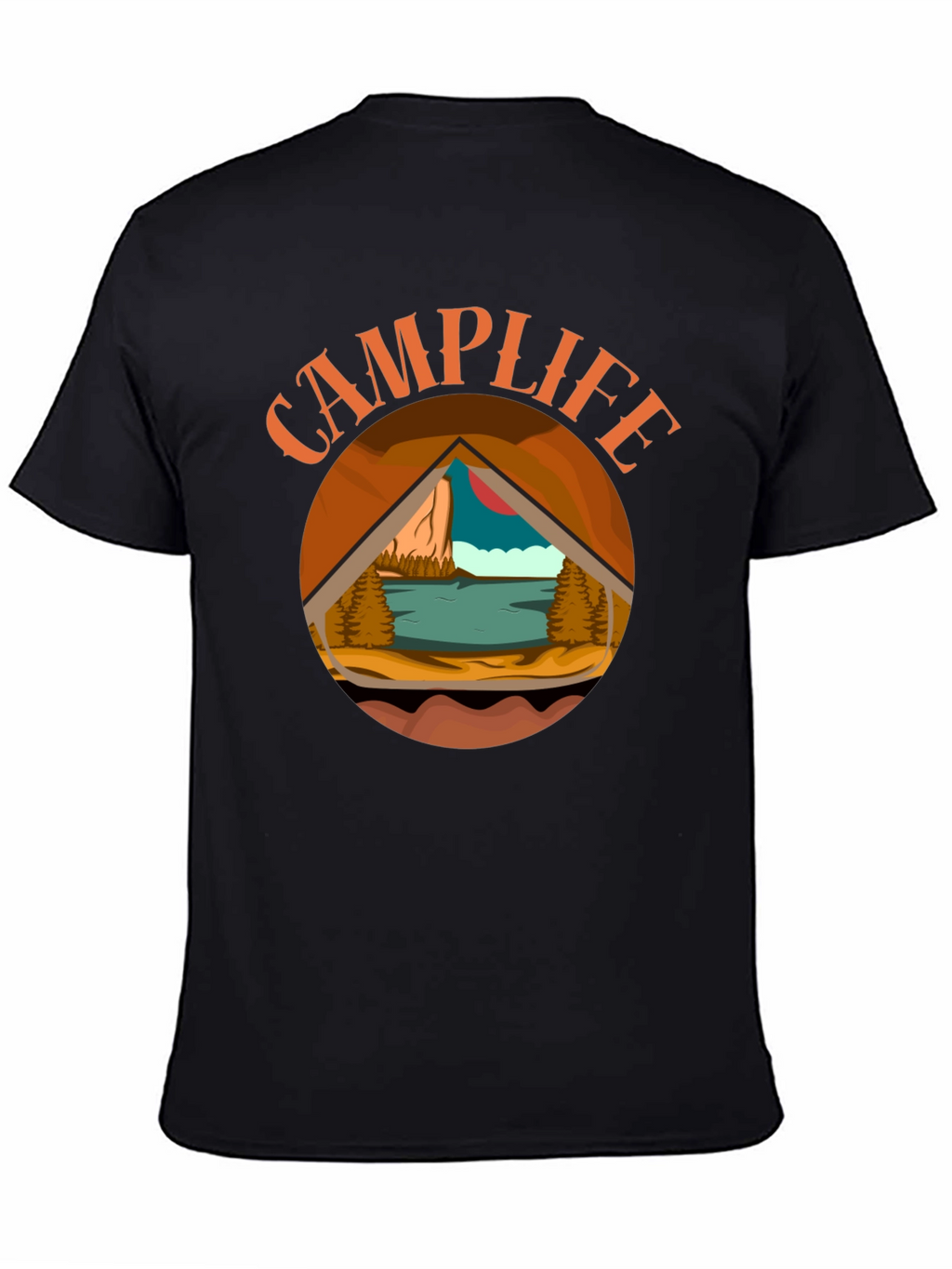 Camp Life Graphic Tee - Outdoor Adventure Shirt
