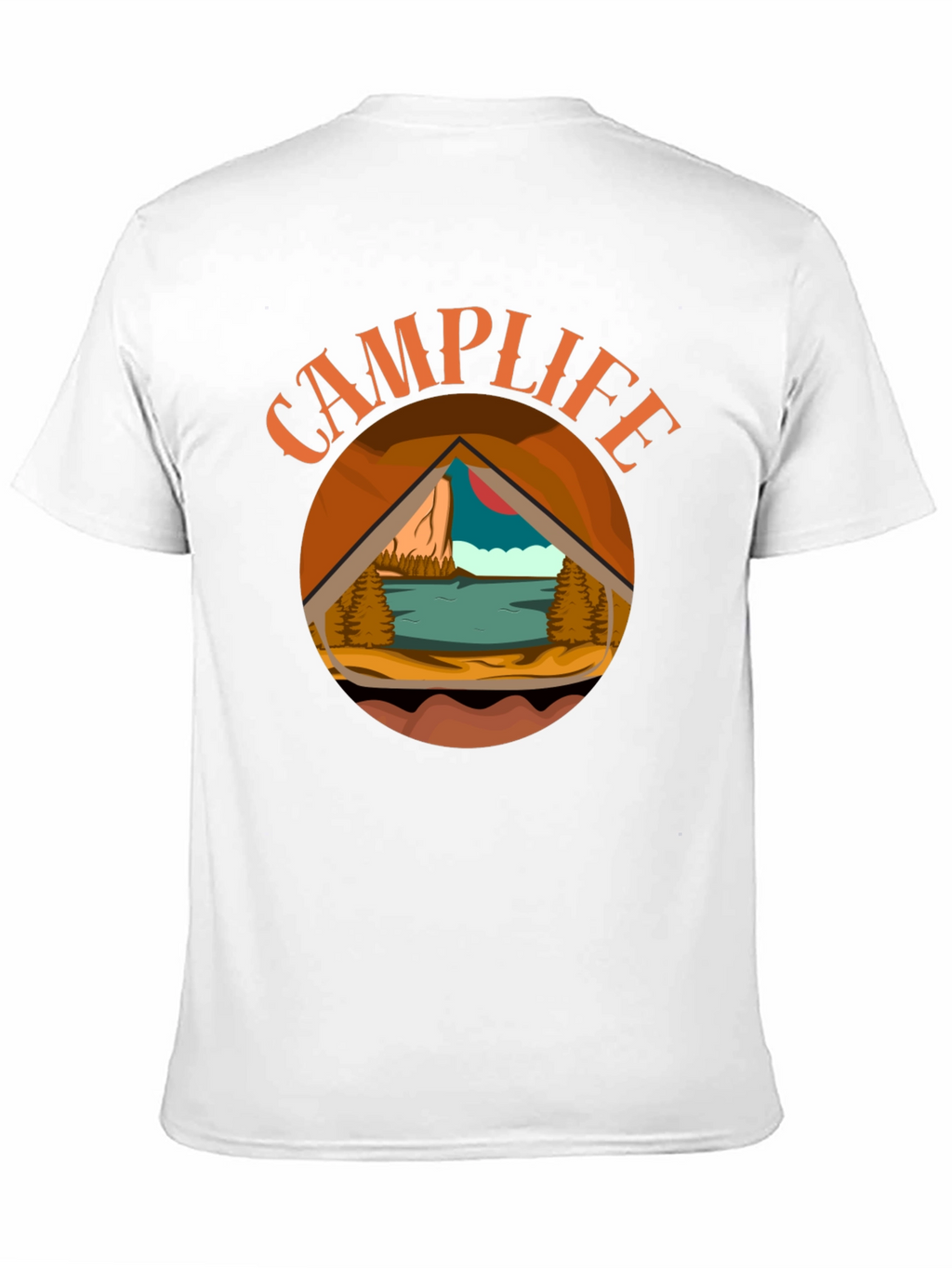 Camp Life Graphic Tee - Outdoor Adventure Shirt