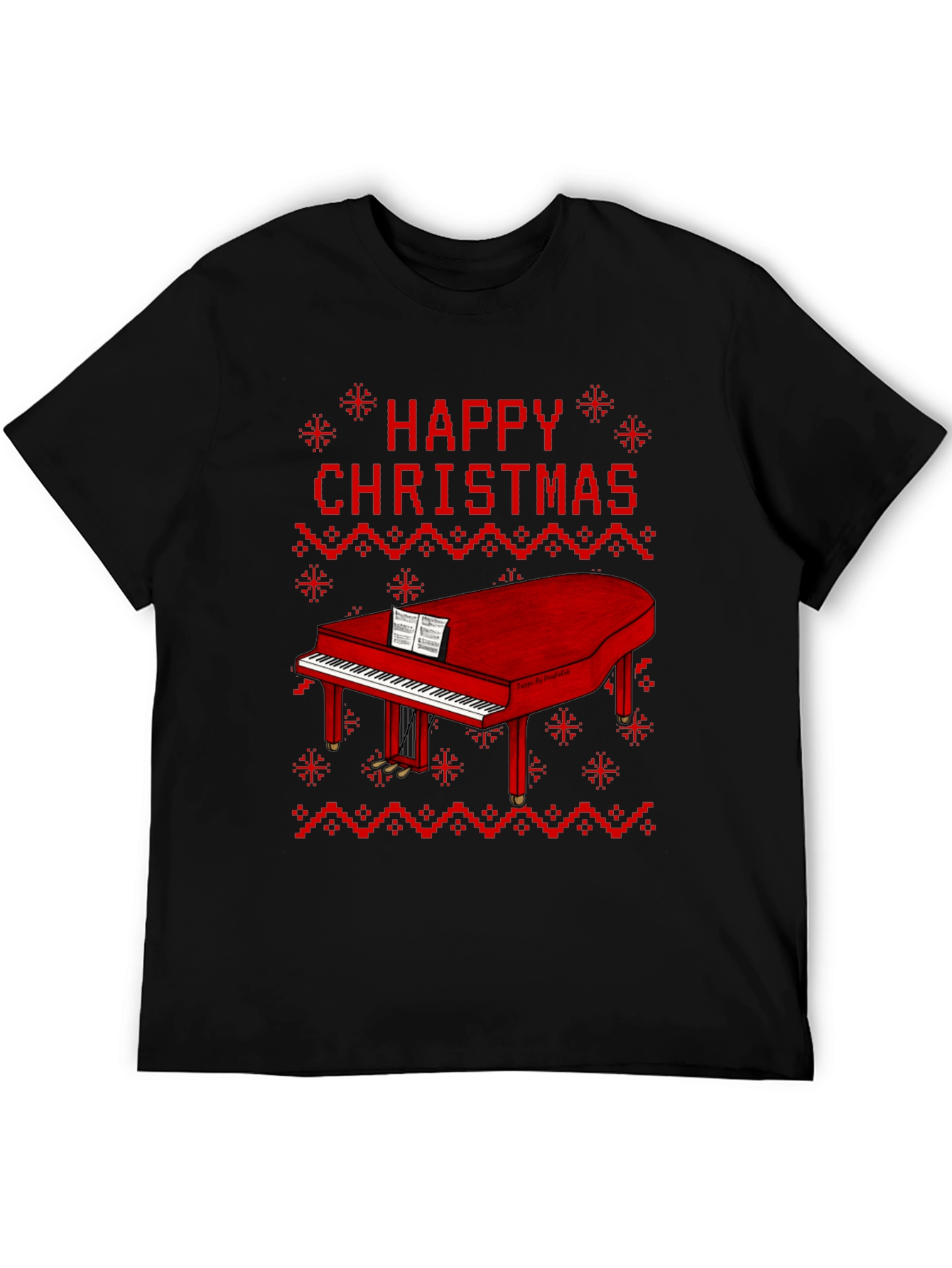 Happy Christmas Piano T-Shirt