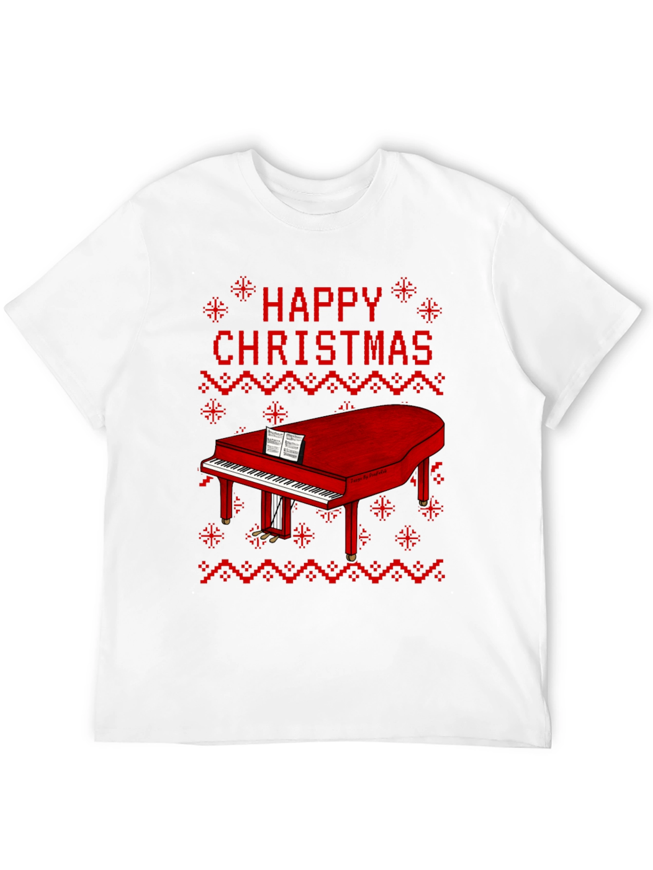 Happy Christmas Piano T-Shirt