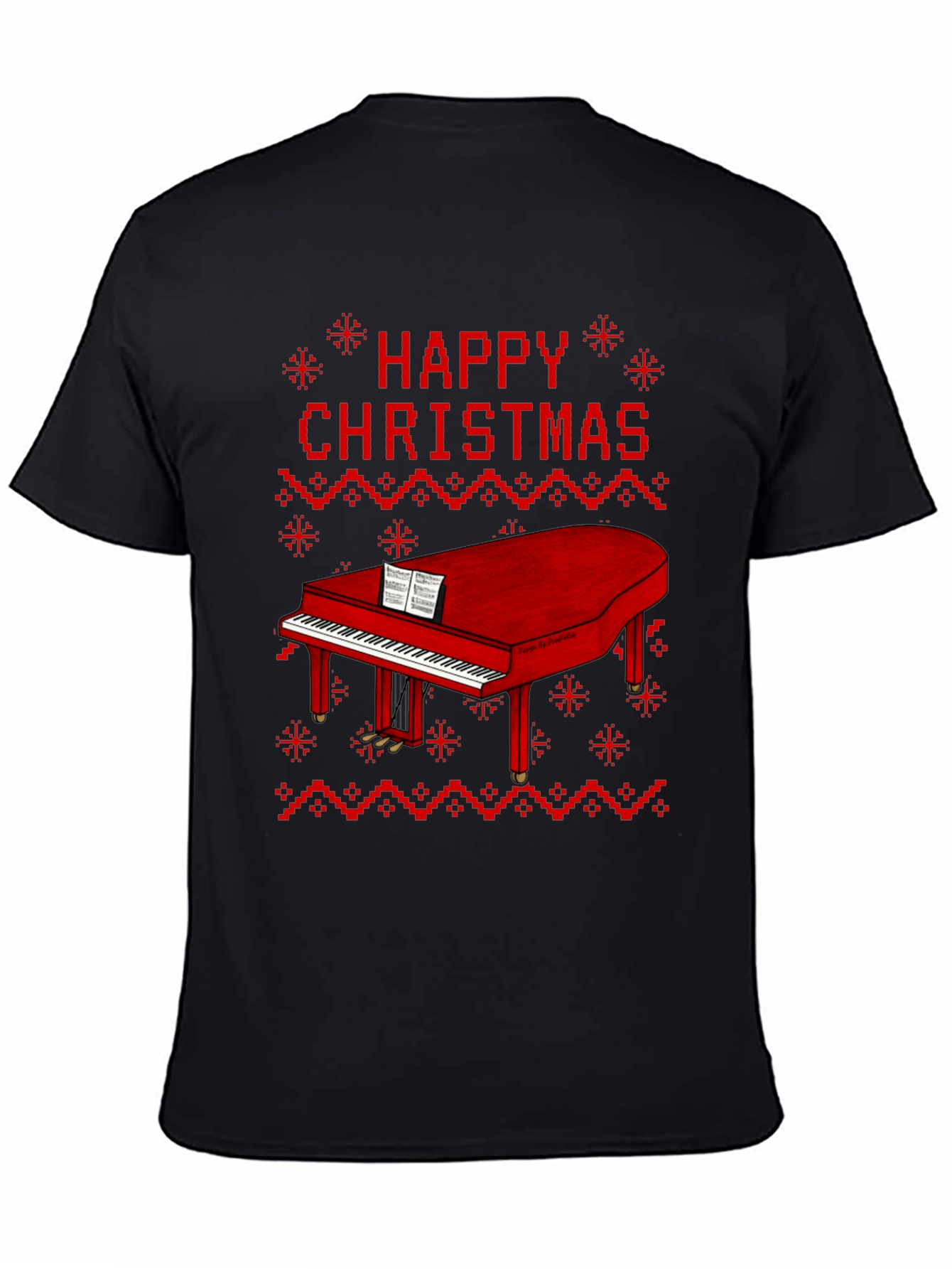 Happy Christmas Piano T-Shirt