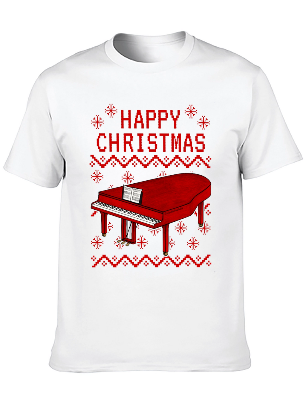 Happy Christmas Piano T-Shirt