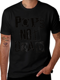 Pops Not Dead Mens Graphic Tee - Black