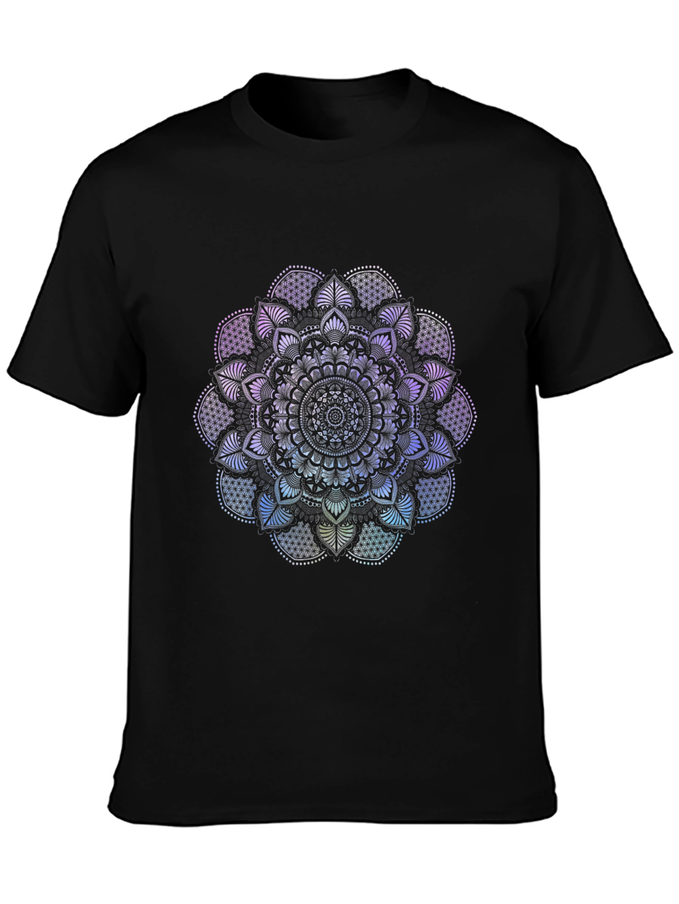 Mandala Graphic Black T-Shirt