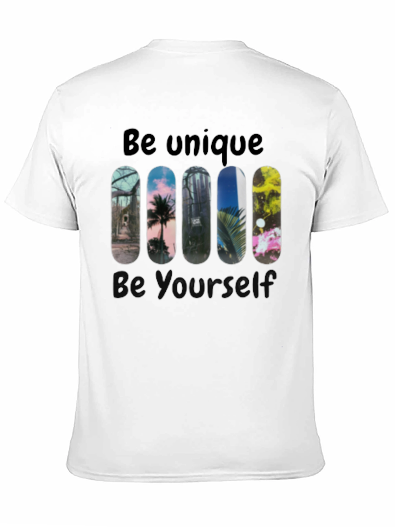Unique Skateboard Design Graphic Tee
