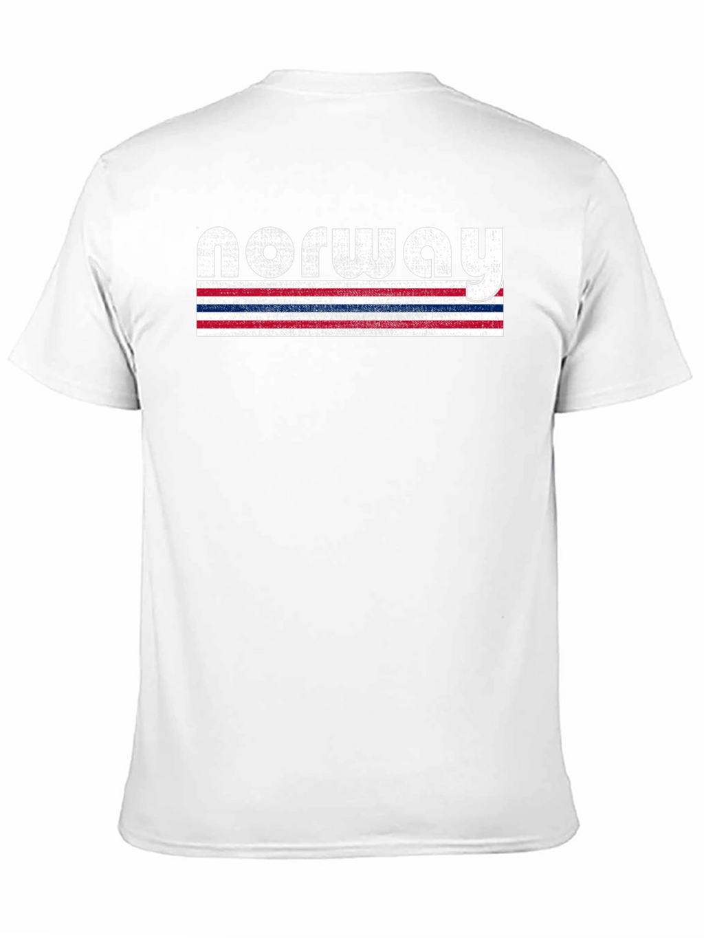 Norway Flag Striped T-Shirt
