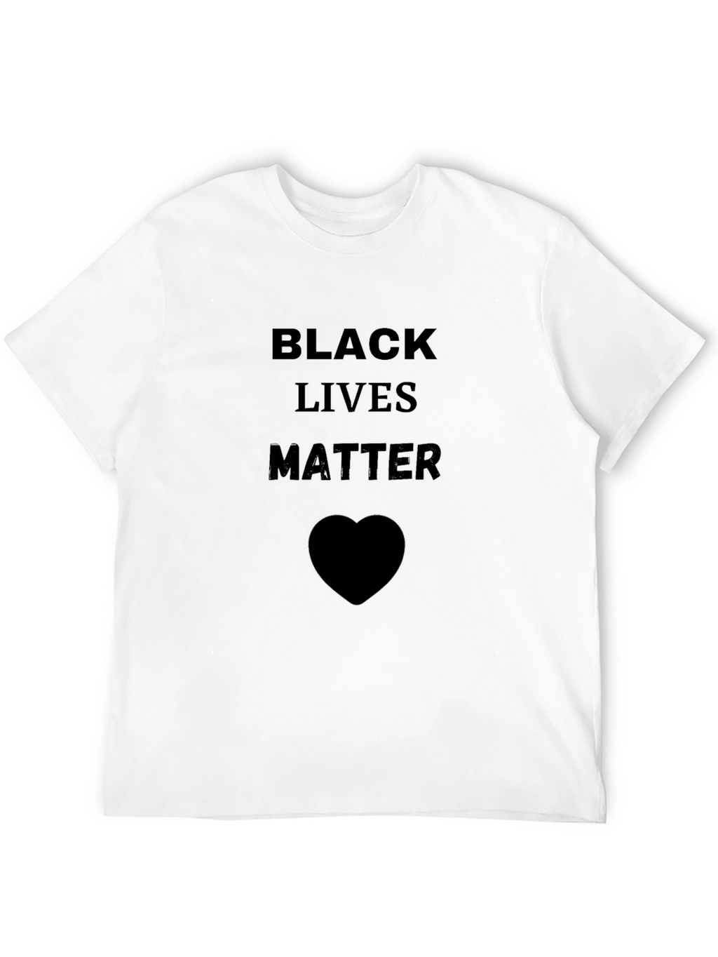 Black Lives Matter Graphic Tee - Soft Cotton
