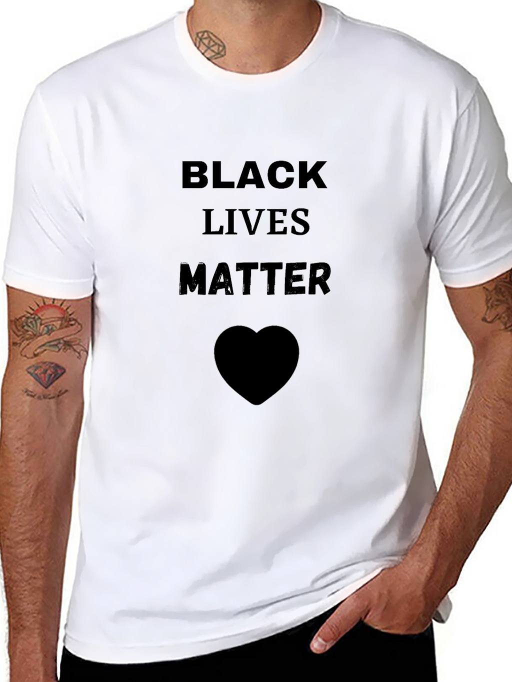 Black Lives Matter Graphic Tee - Soft Cotton