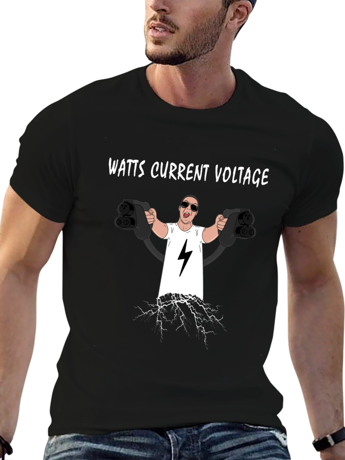 Watts Current Voltage Electric Car T-Shirt