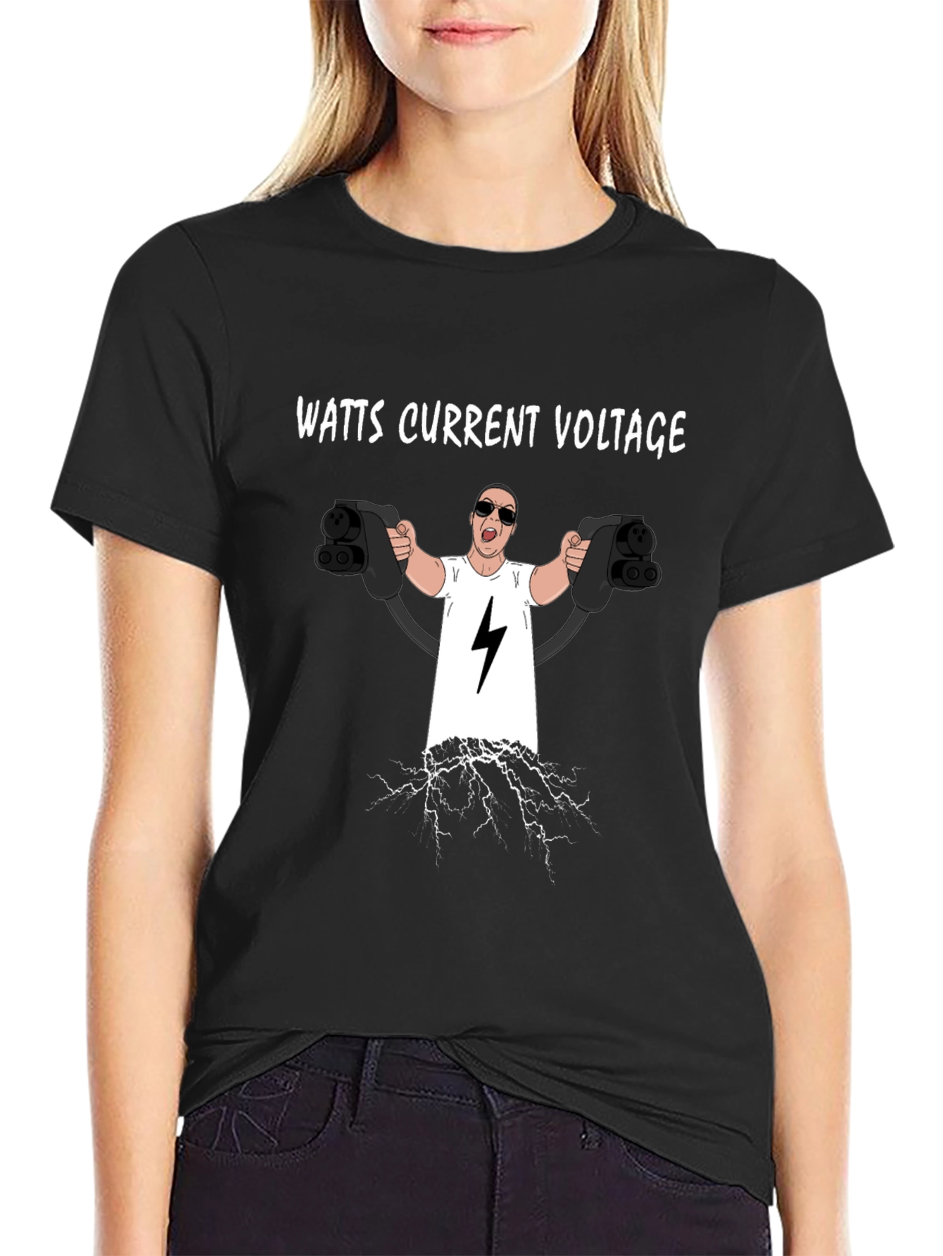 Watts Current Voltage Electric Car T-Shirt