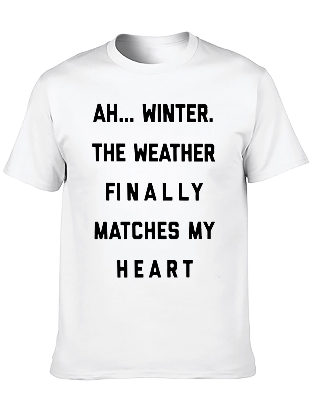 Winter Heart T-Shirt - Dark Humor Apparel