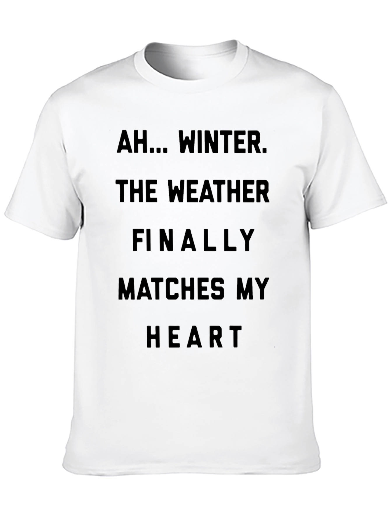 Winter Heart T-Shirt - Dark Humor Apparel