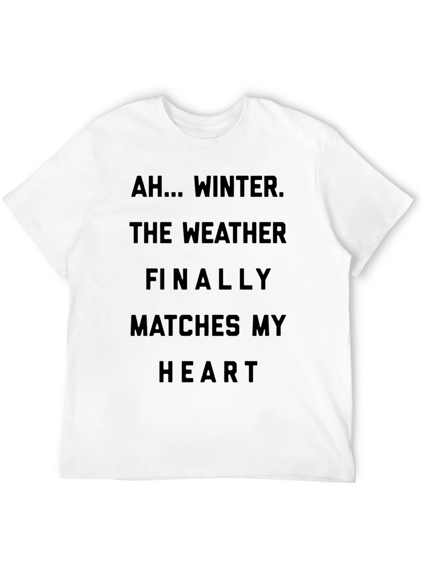 Winter Heart T-Shirt - Dark Humor Apparel