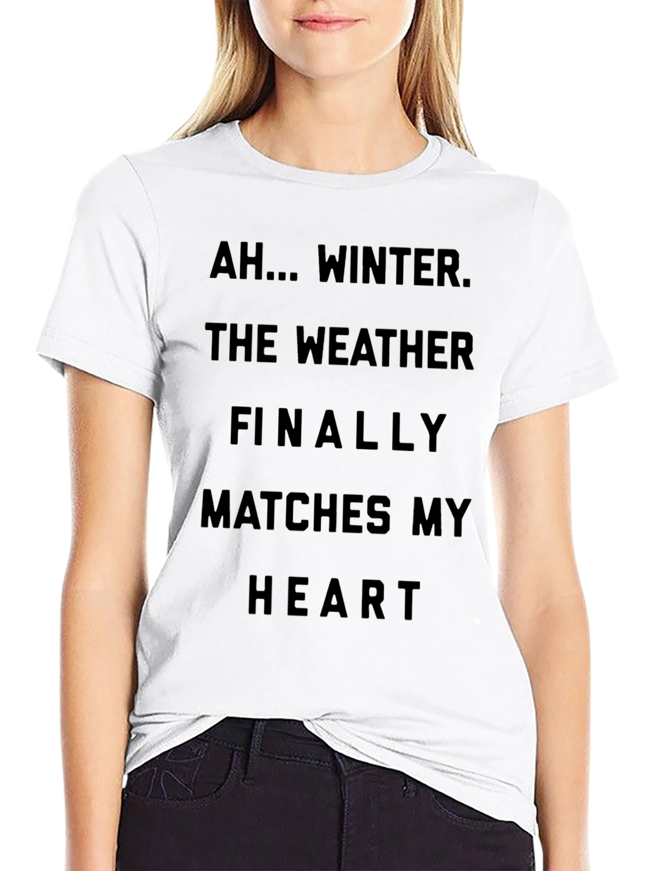 Winter Heart T-Shirt - Dark Humor Apparel