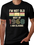 Retro 1968 Classic Cassette Tape Graphic T-Shirt
