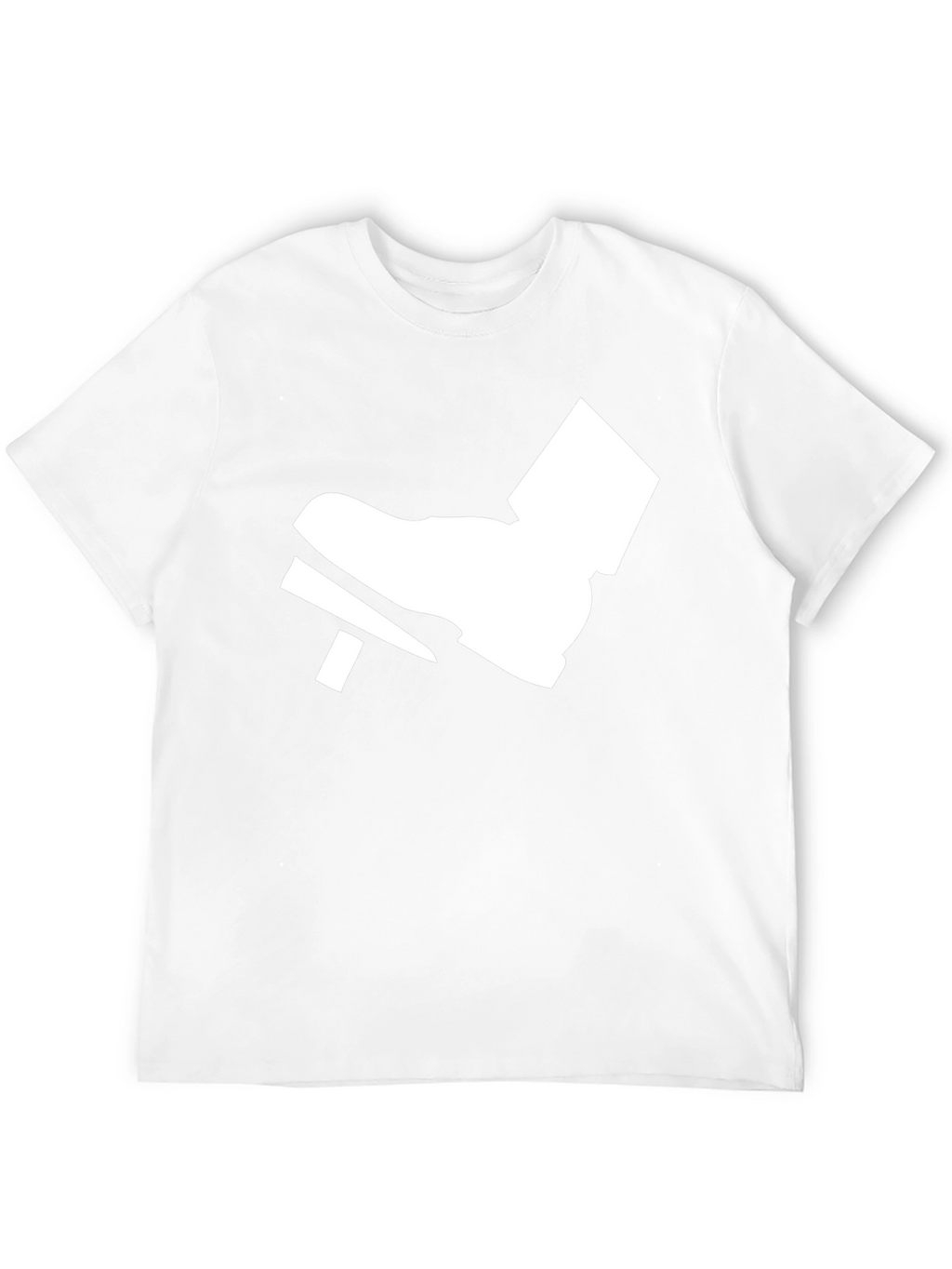Black T-Shirt with White Foot Pedal Design