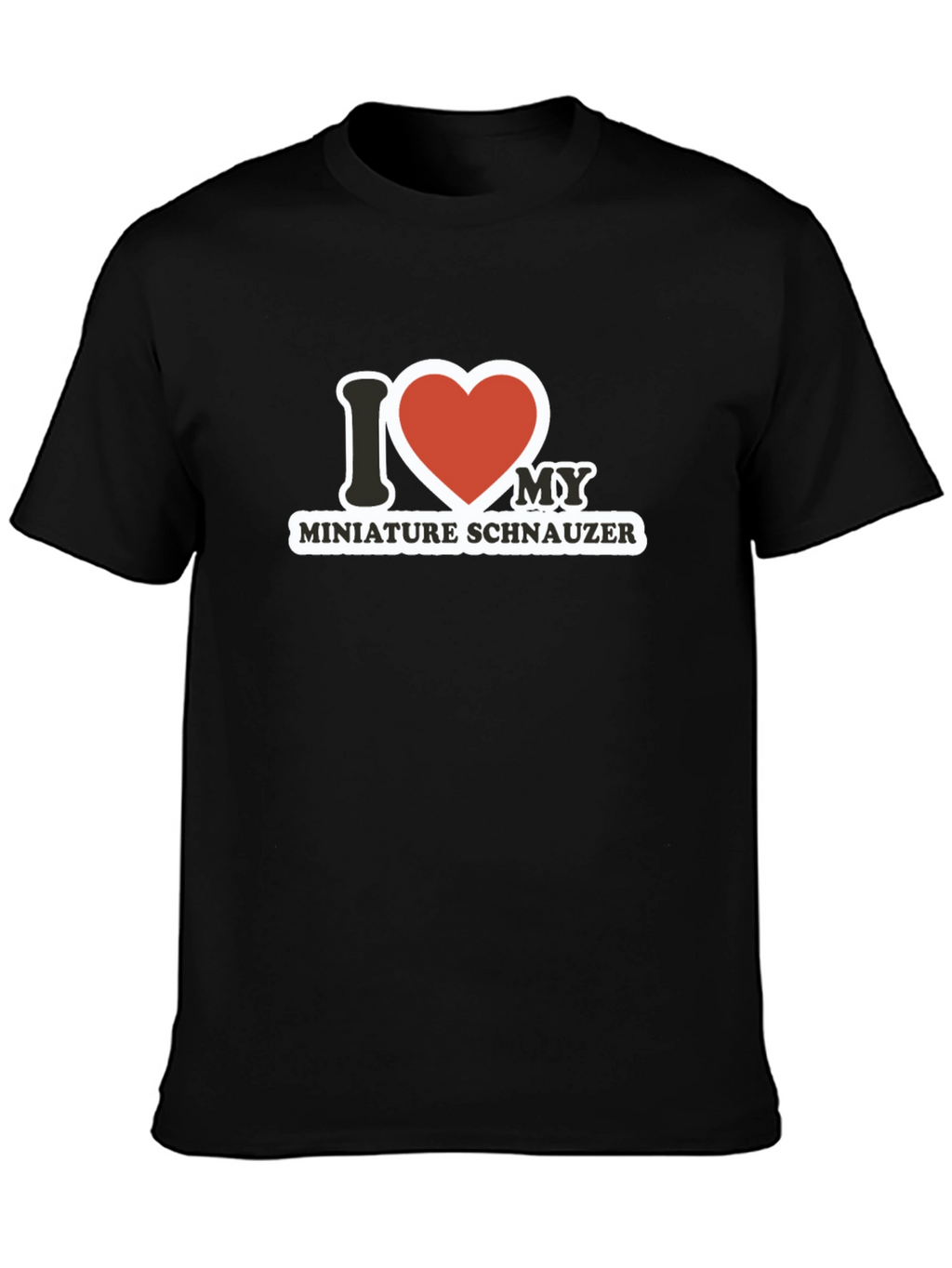 I Heart My Miniature Schnauzer T-Shirt