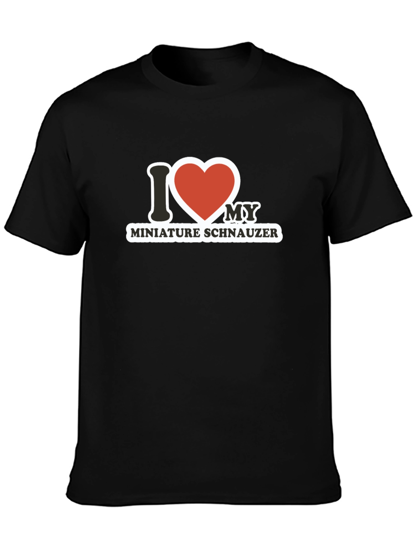 I Heart My Miniature Schnauzer T-Shirt