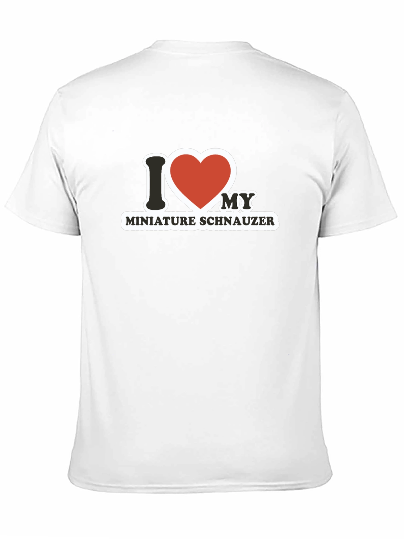 I Heart My Miniature Schnauzer T-Shirt