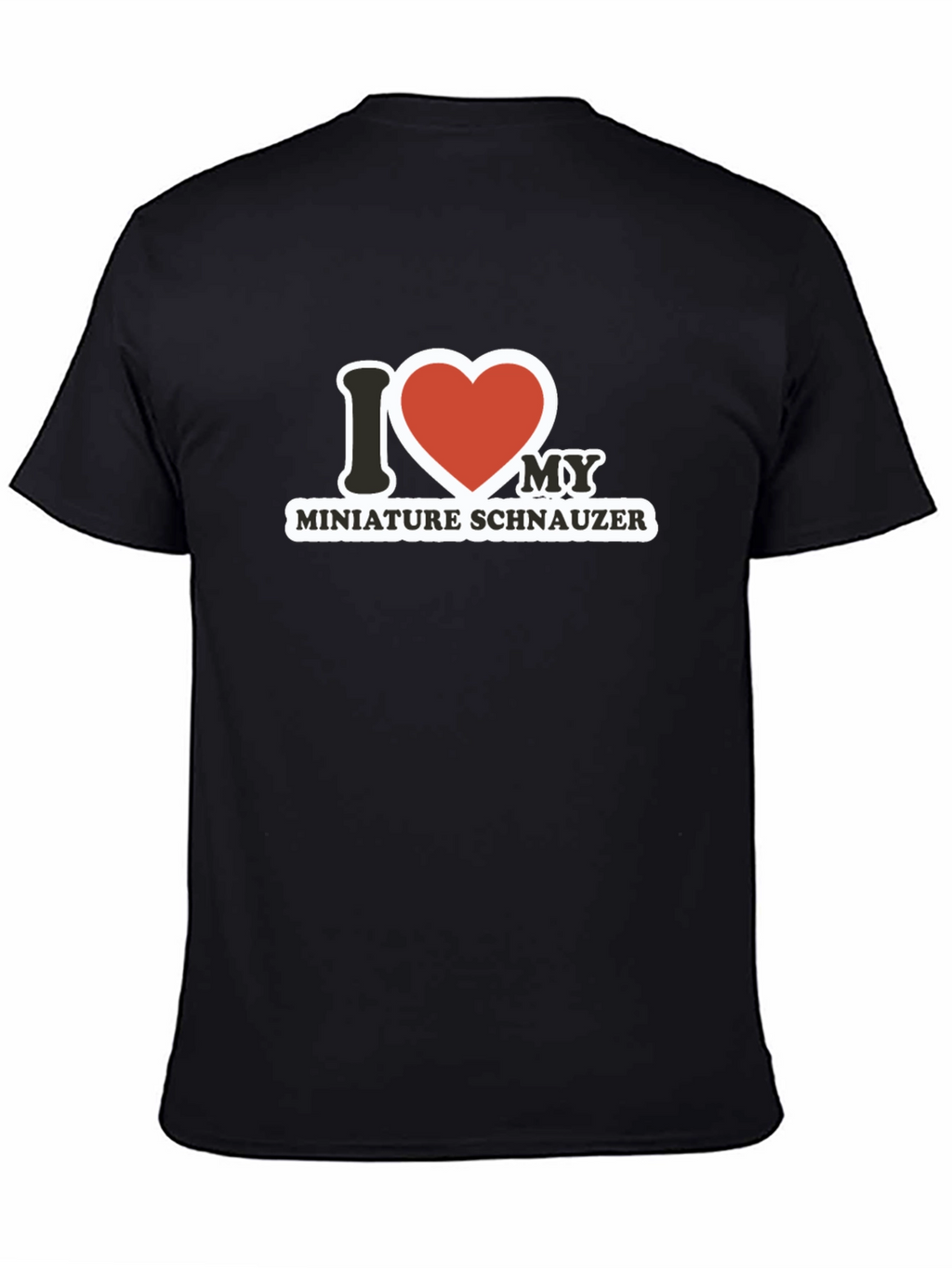 I Heart My Miniature Schnauzer T-Shirt