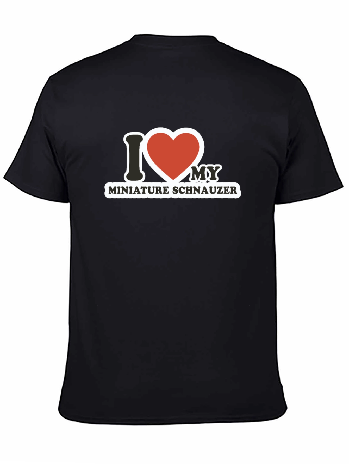 I Heart My Miniature Schnauzer T-Shirt