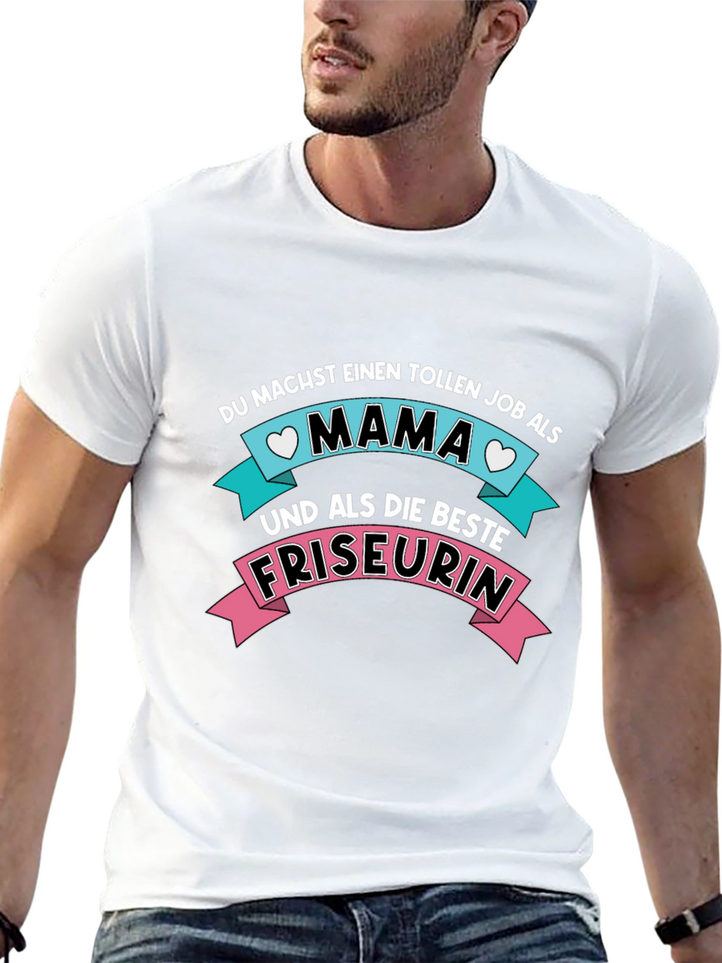 Mama Friseurin T-Shirt - Best Hairdresser Mom Ever!