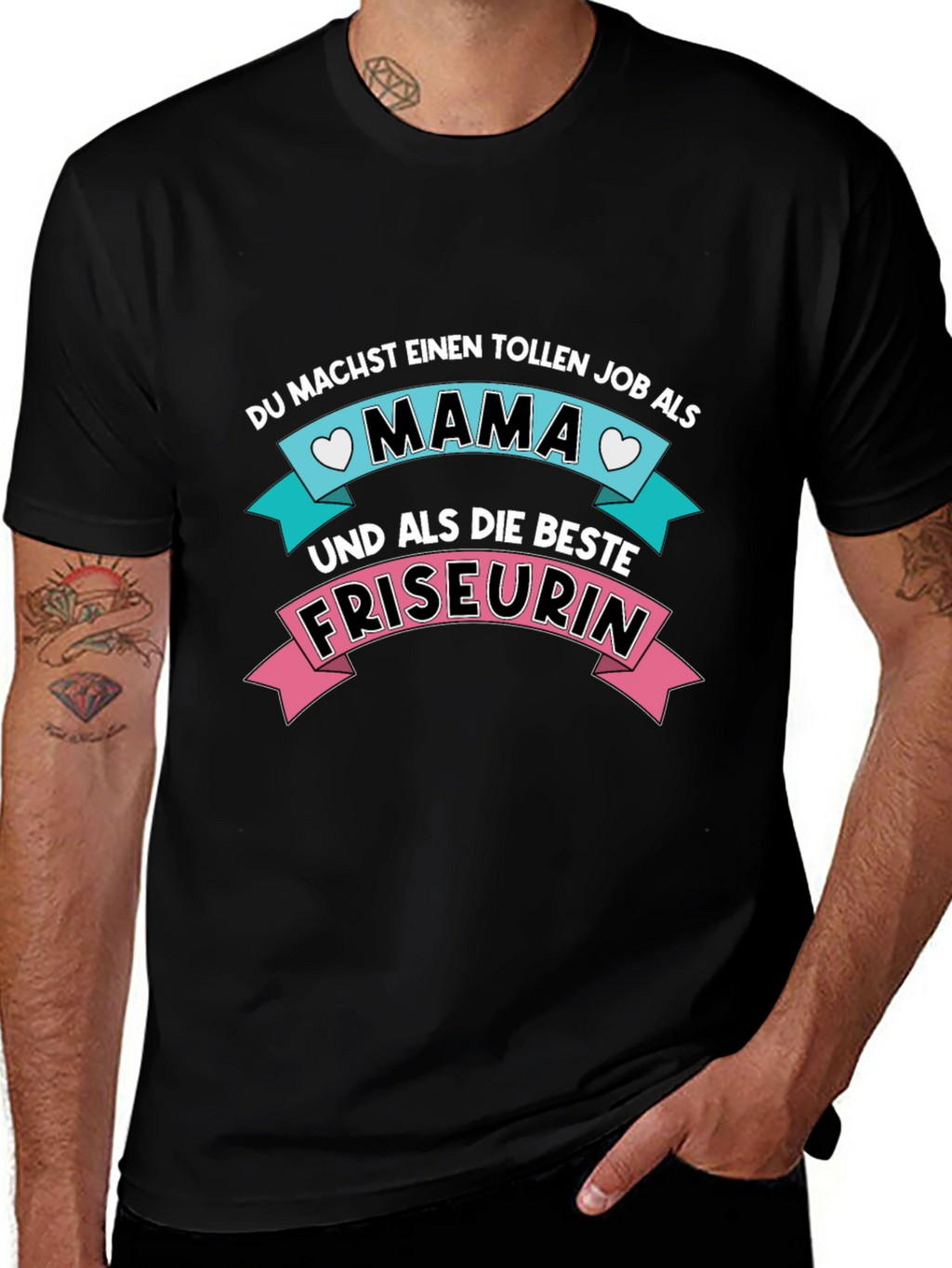 Mama Friseurin T-Shirt - Best Hairdresser Mom Ever!