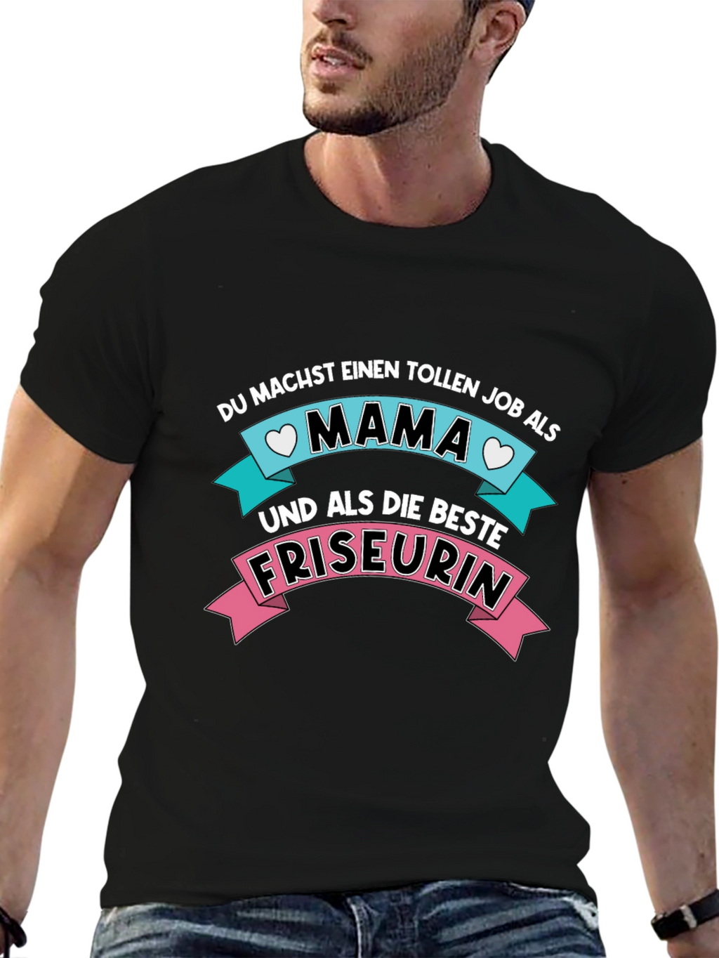 Mama Friseurin T-Shirt - Best Hairdresser Mom Ever!